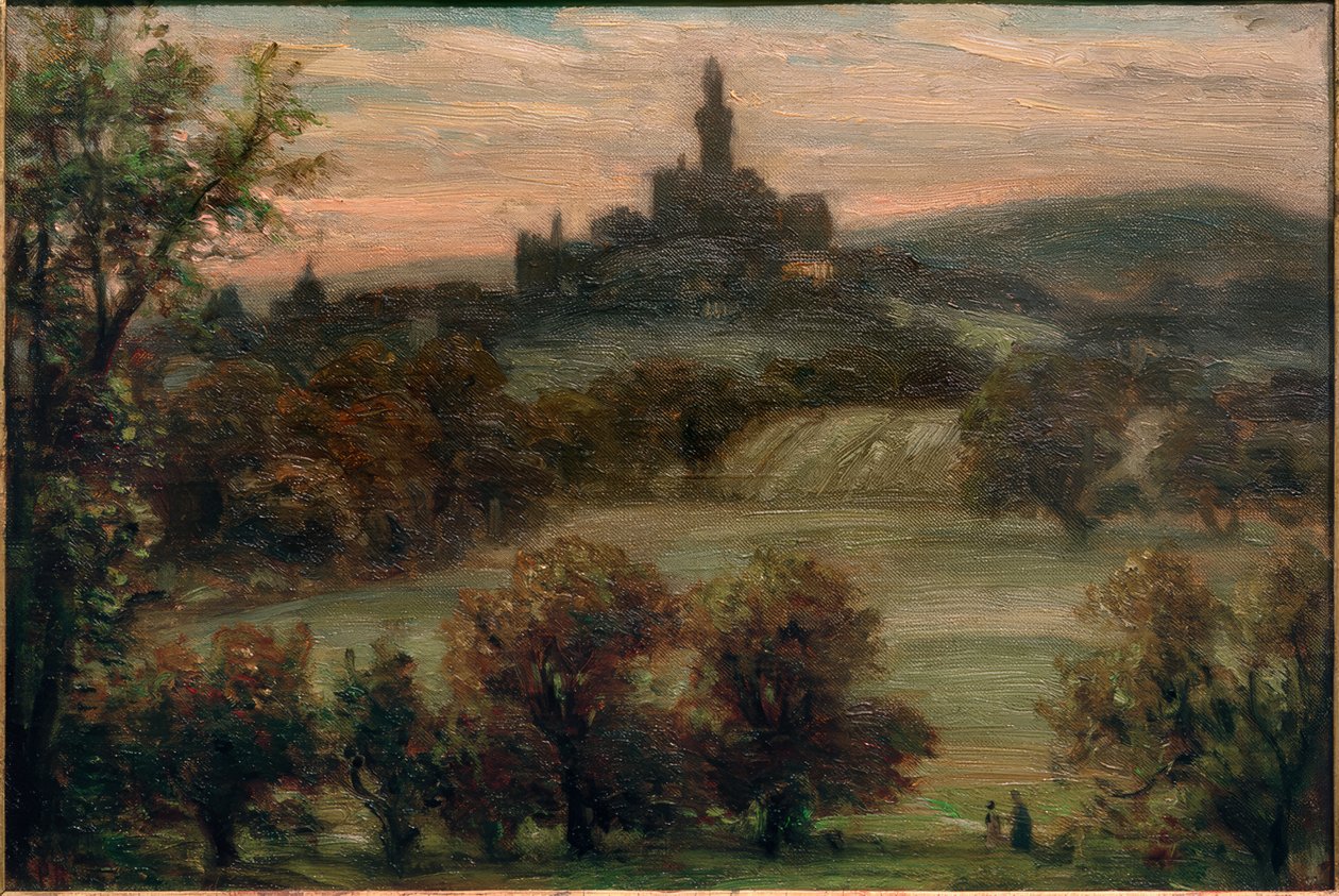 Krajina s výhledem na Kronberg od Karl Peter Burnitz