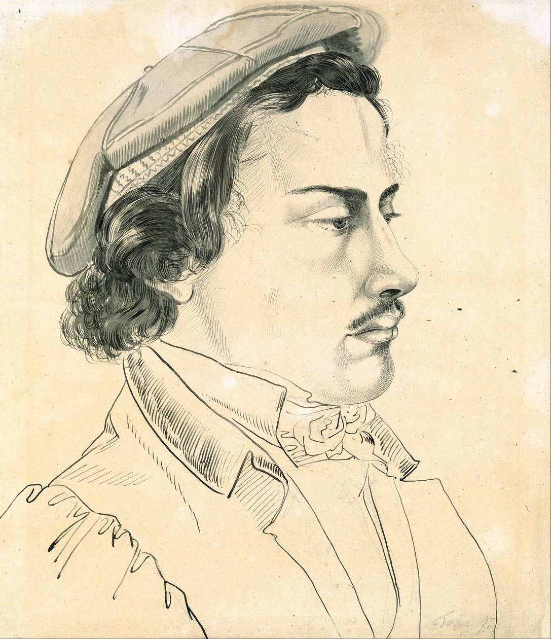 Portrét studenta od Karl Philipp Fohr