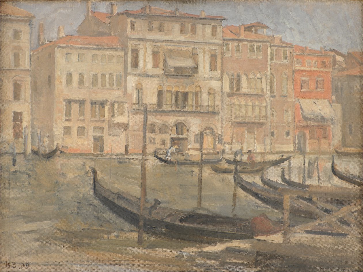 Na Canal Grande v Benátkách od Karl Schou