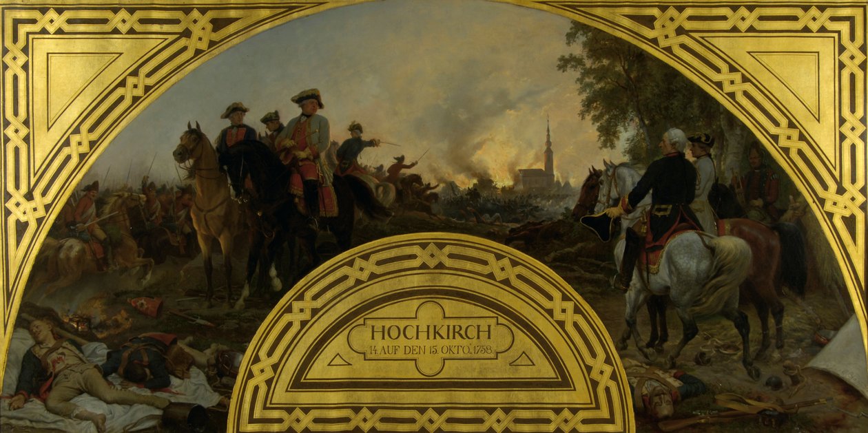 Nájezd u Hochkirchu v roce 1758 od Karl von Blaas