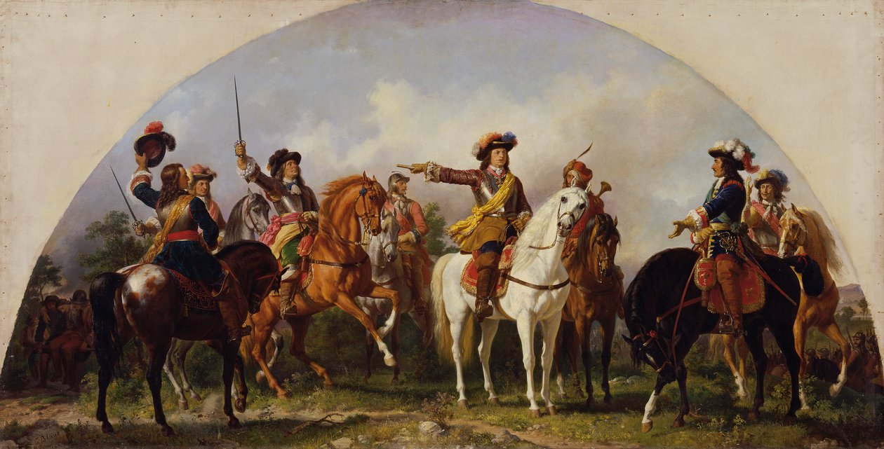 Bitva u svatého Gottharda 1664 od Karl von Blaas