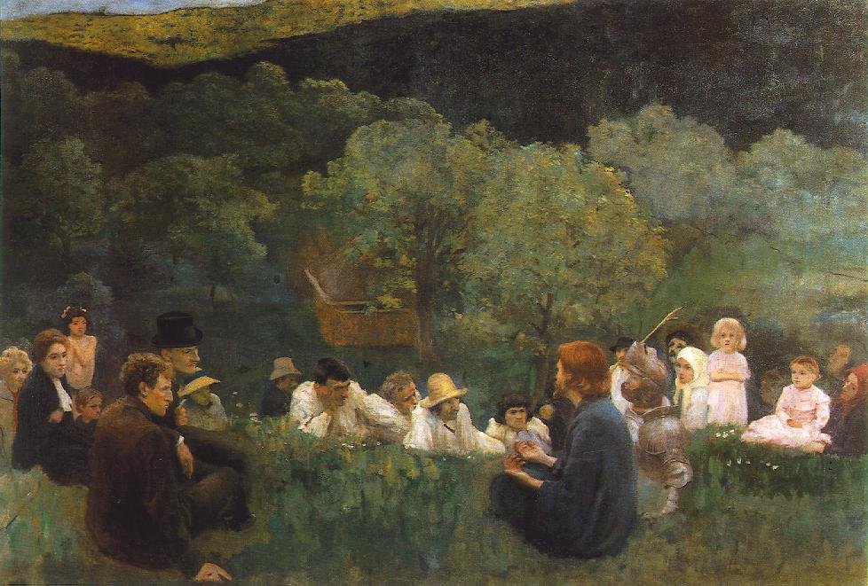 Kázání na hoře od Károly Ferenczy