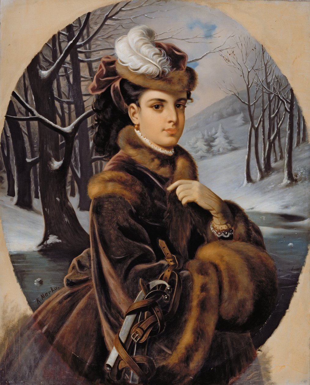 Adelina Patti (1843-1919) (olej na plátně) od Karoly II Marko