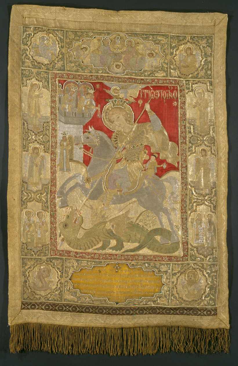 Svatý drakobijce Jiří od Kassibouri Theodosia