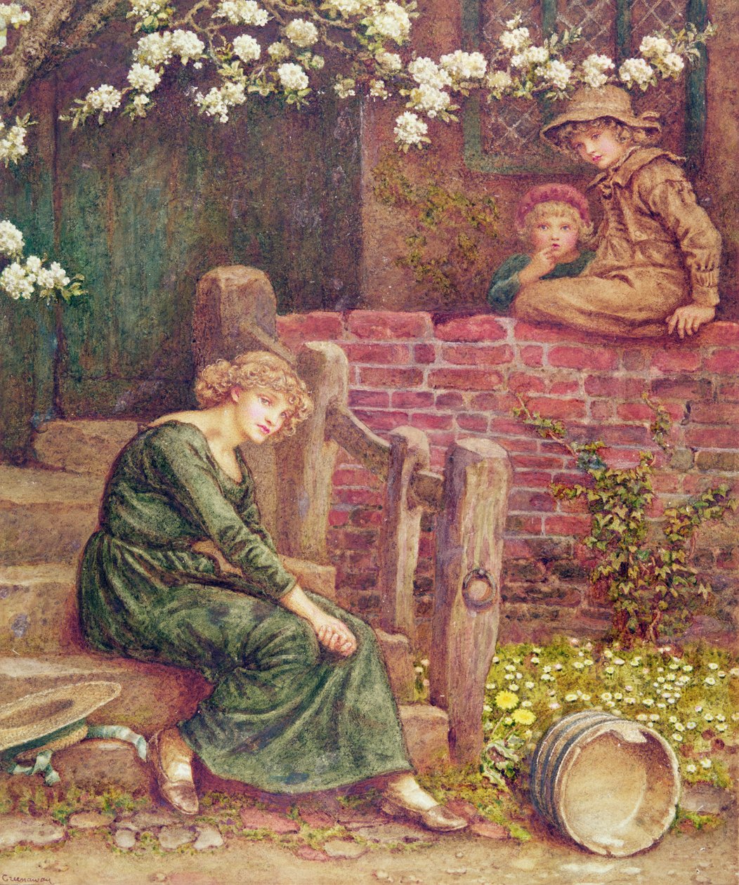 Pohádka o dívce a jejím vědru na mléko od Kate Greenaway