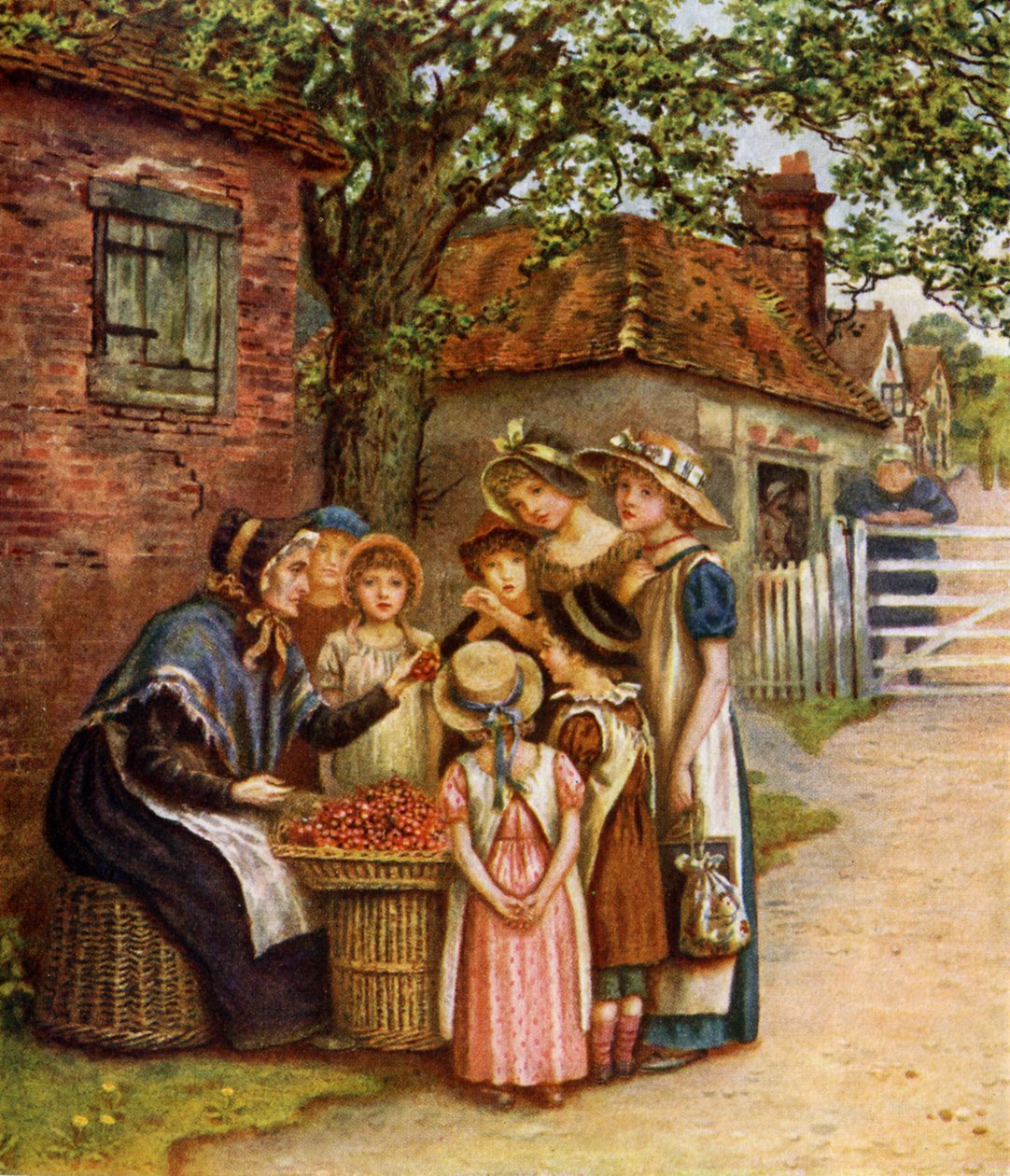 Třešňová žena od Kate Greenaway. od Kate Greenaway