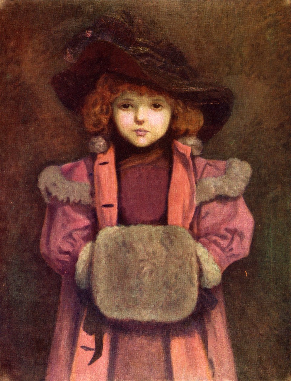 Muff (nedokončený) od Kate Greenaway od Kate Greenaway