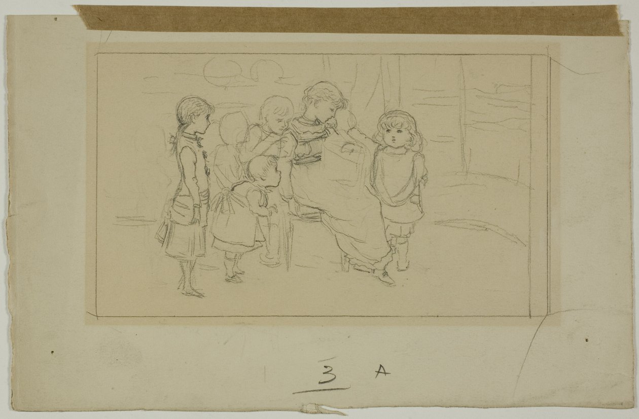 Skupina dětí od Kate Greenaway