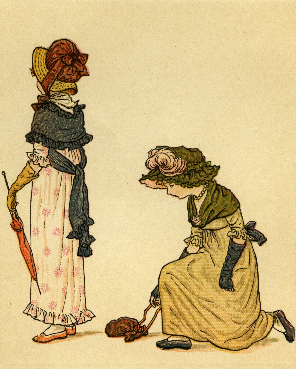 Lucy Locket ji ztratila od Kate Greenaway
