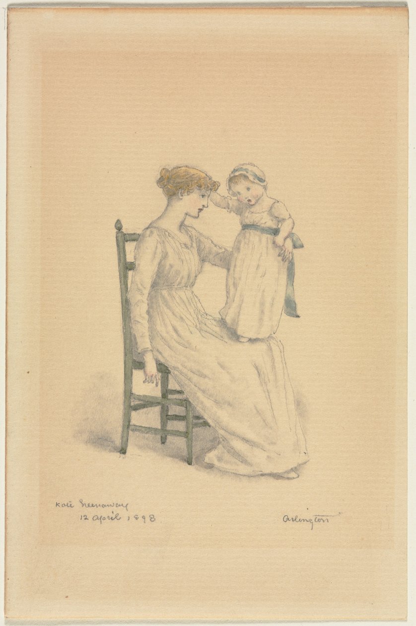 Matka a dítě, 1898. od Kate Greenaway