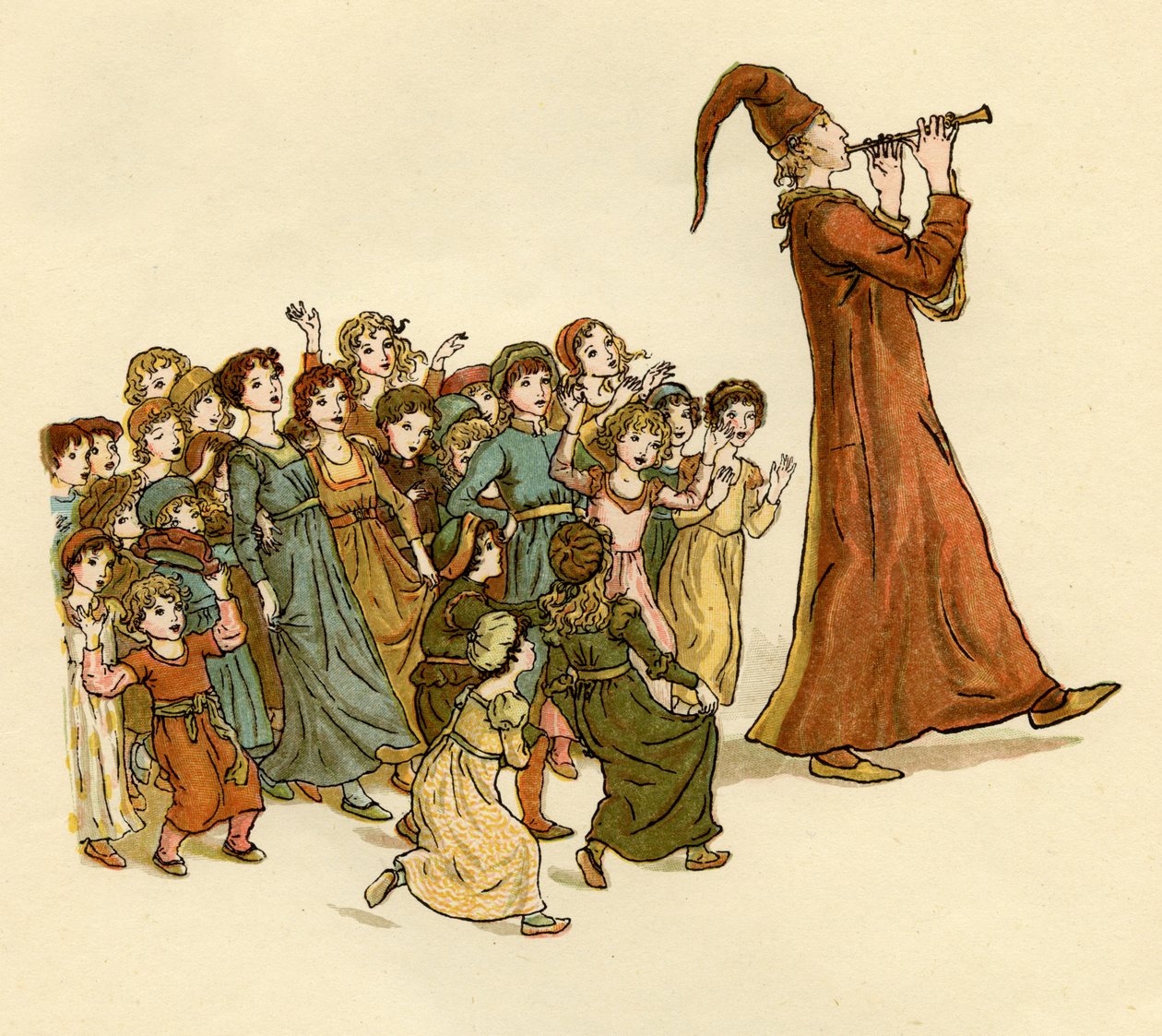Krysař z Hamelnu od Kate Greenaway
