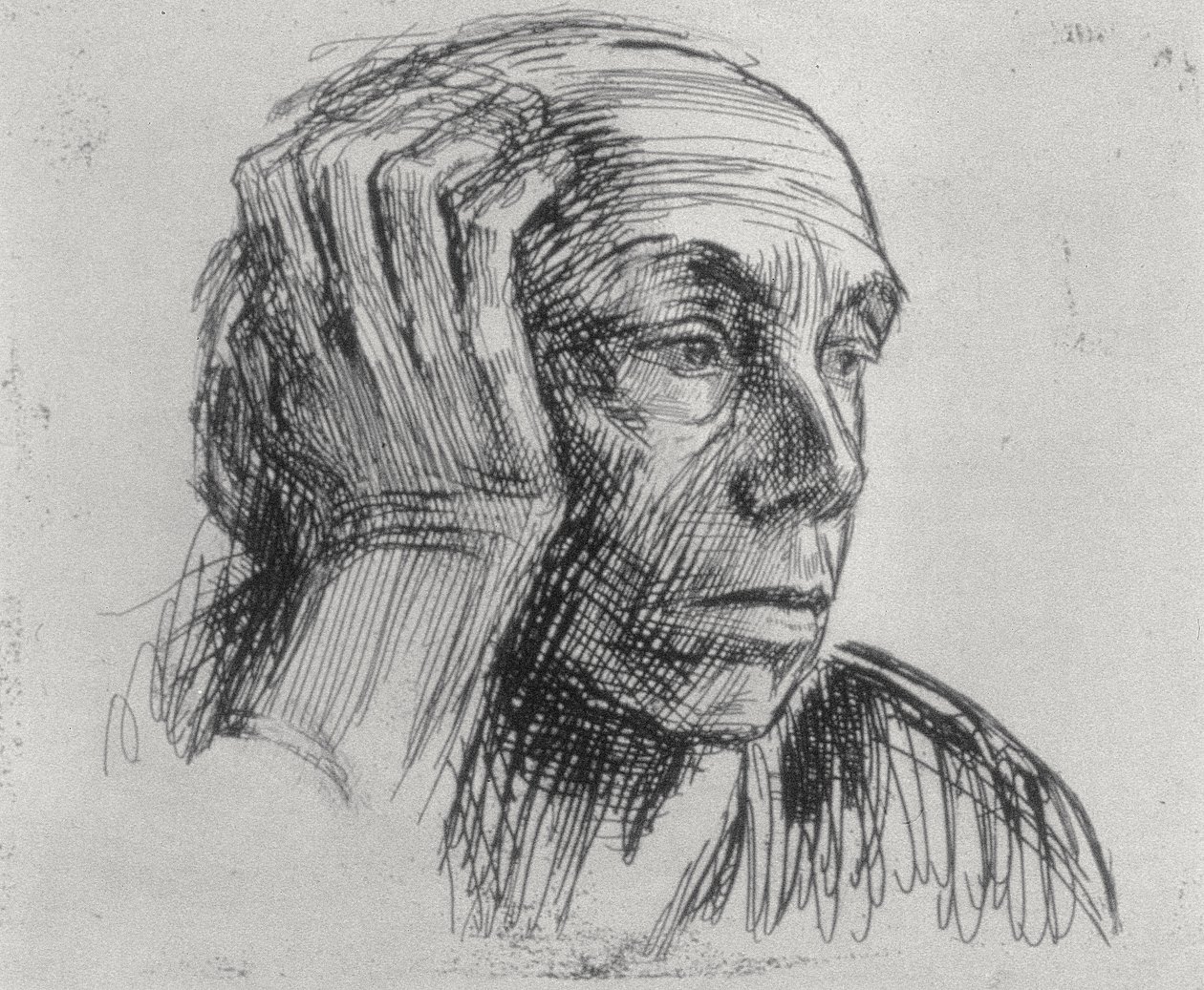 Autoportrét, 20. století od Käthe Kollwitz