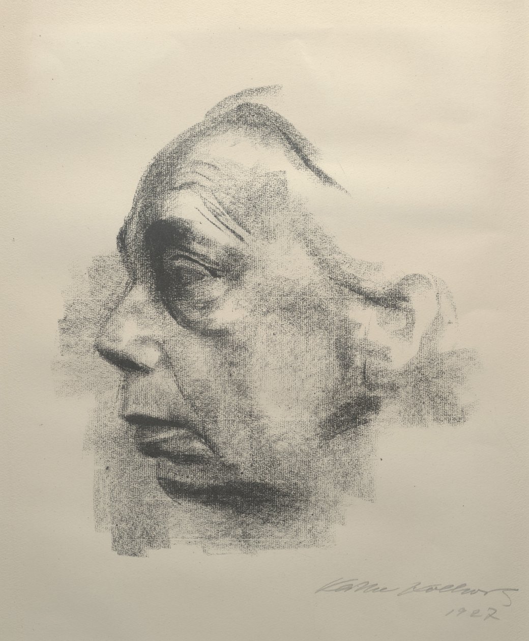 Autoportrét, 1927 od Käthe Kollwitz