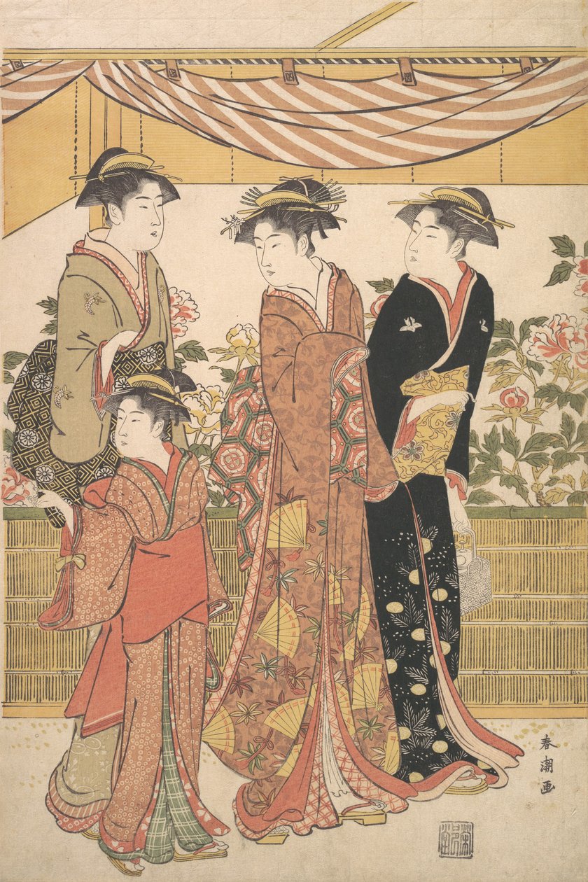 Botanická show, ca. 1790. od Katsukawa Shuncho