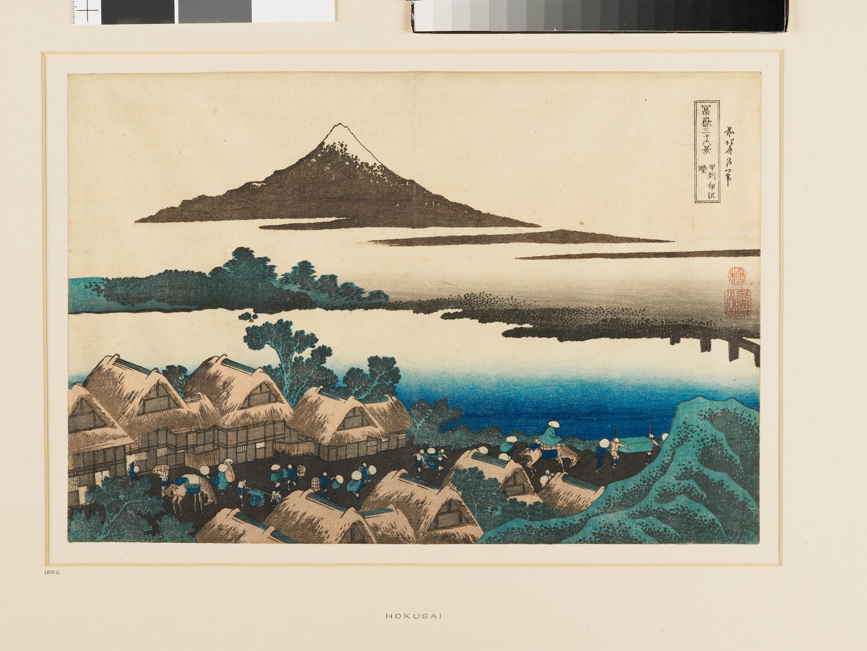 Svítání v Isawě v provincii Kai od Katsushika Hokusai