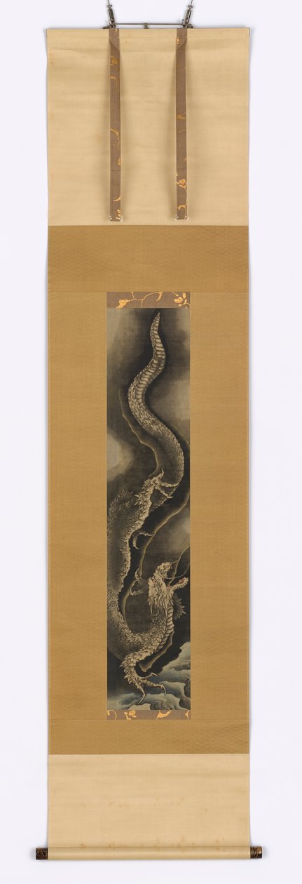 Sestupující drak, konec 18.-začátek 19. století. od Katsushika Hokusai