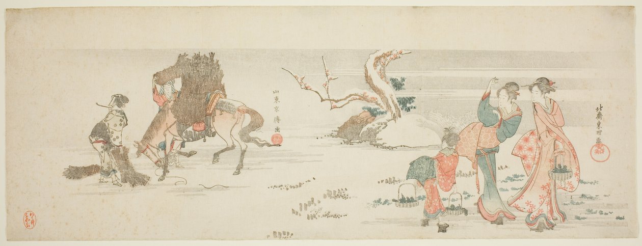 Sbírání bylinek od Katsushika Hokusai
