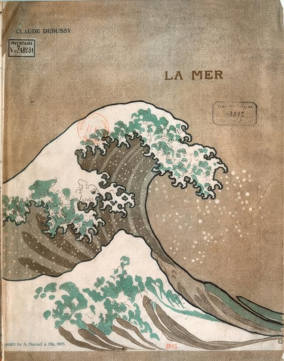 Moře od Katsushika Hokusai