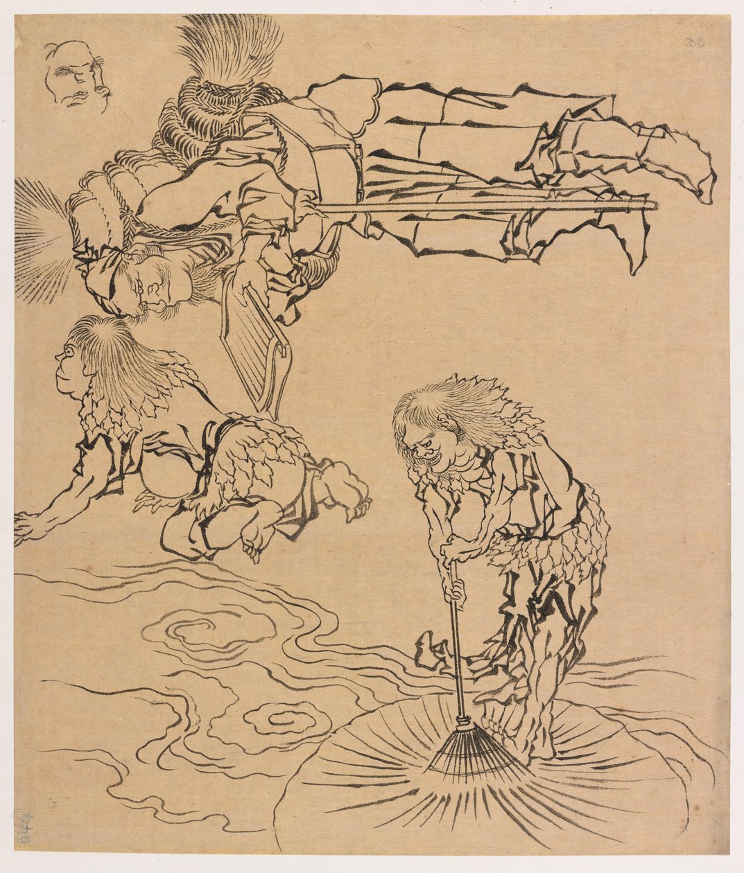 Legendární bytosti, konec 18.-začátek 19. století. od Katsushika Hokusai