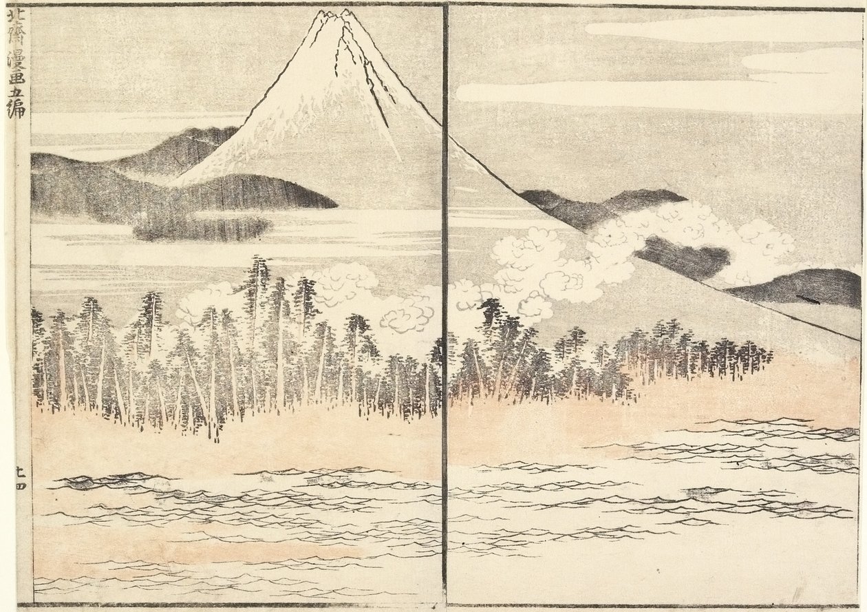 Mt. Fuji, 1816 od Katsushika Hokusai