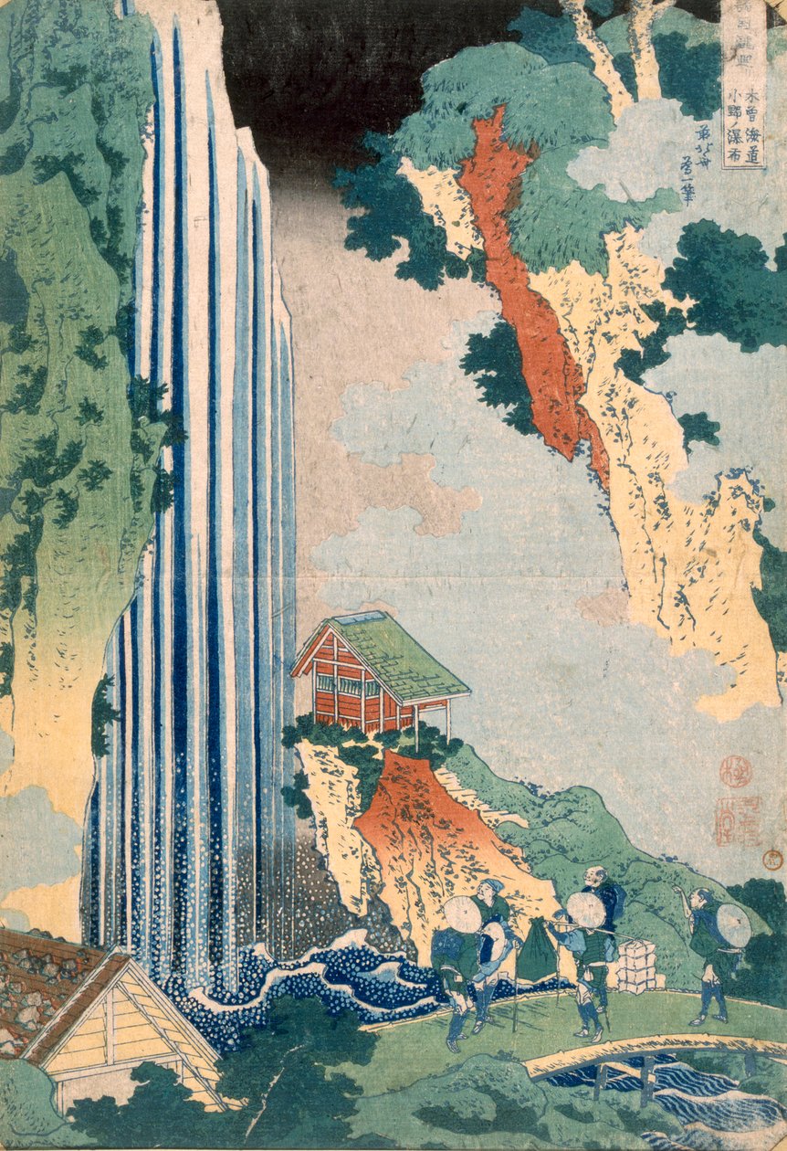 Ona water r sound te basic opening, 1827. od Katsushika Hokusai