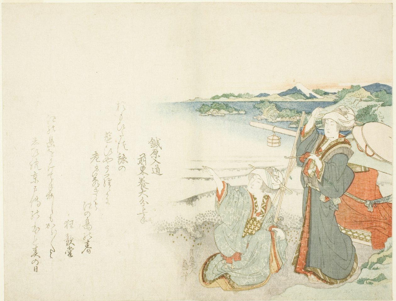 Den lg Rimage a Enoshima od Katsushika Hokusai
