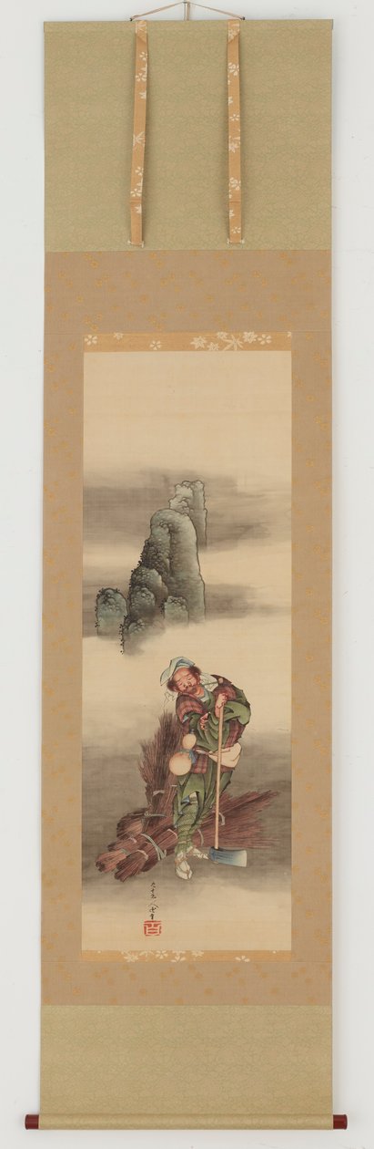 Dřevorubec, období Edo, 1849. od Katsushika Hokusai