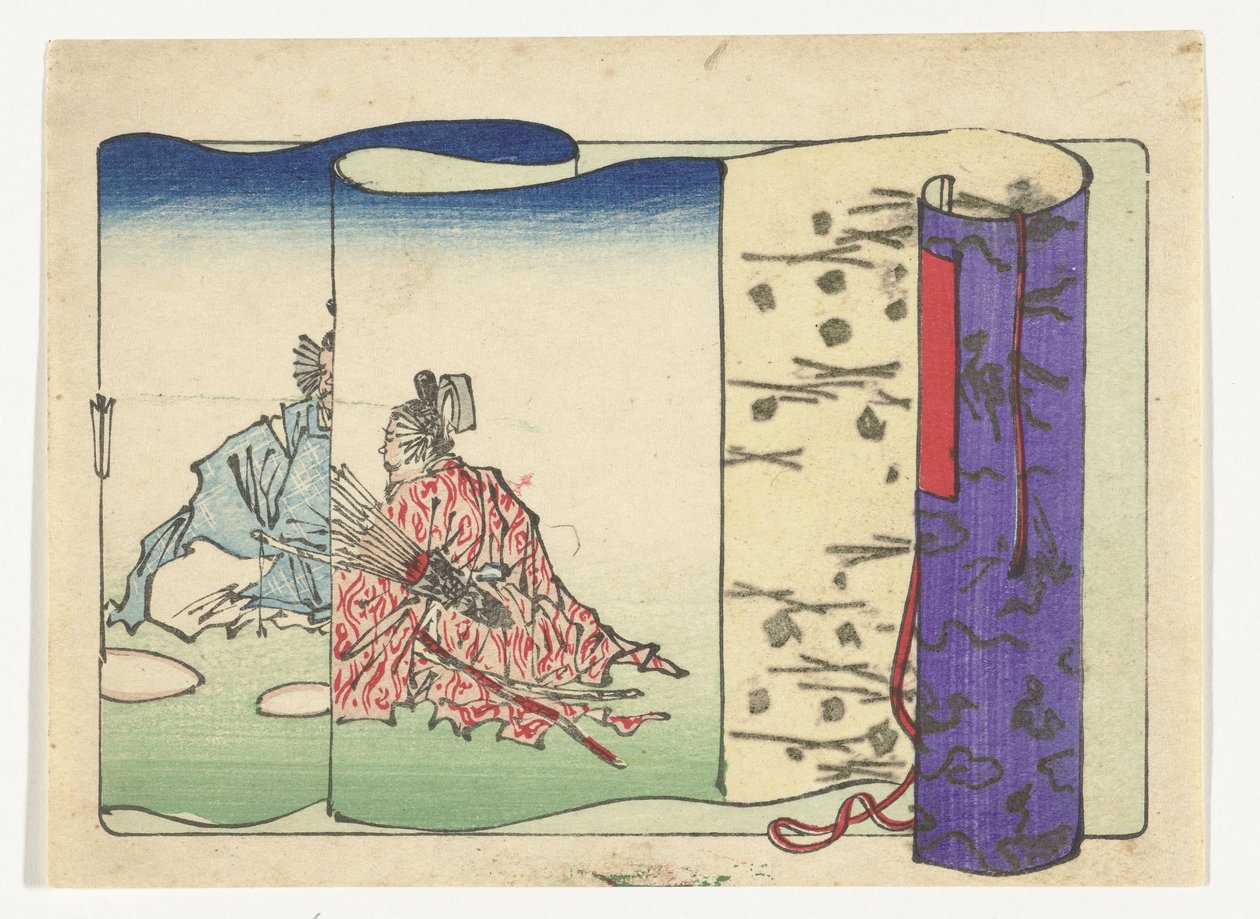 Lukostřelec The Big Tail (název série) od Kawanabe Kyosai
