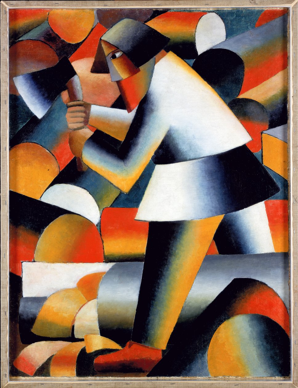 The Woodcutter (recto) od Kazimir Severinovich Malevich