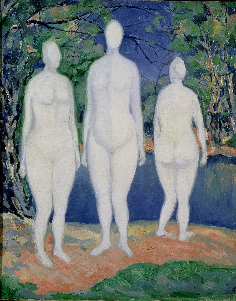Koupání, 1908 od Kazimir Severinovich Malevich
