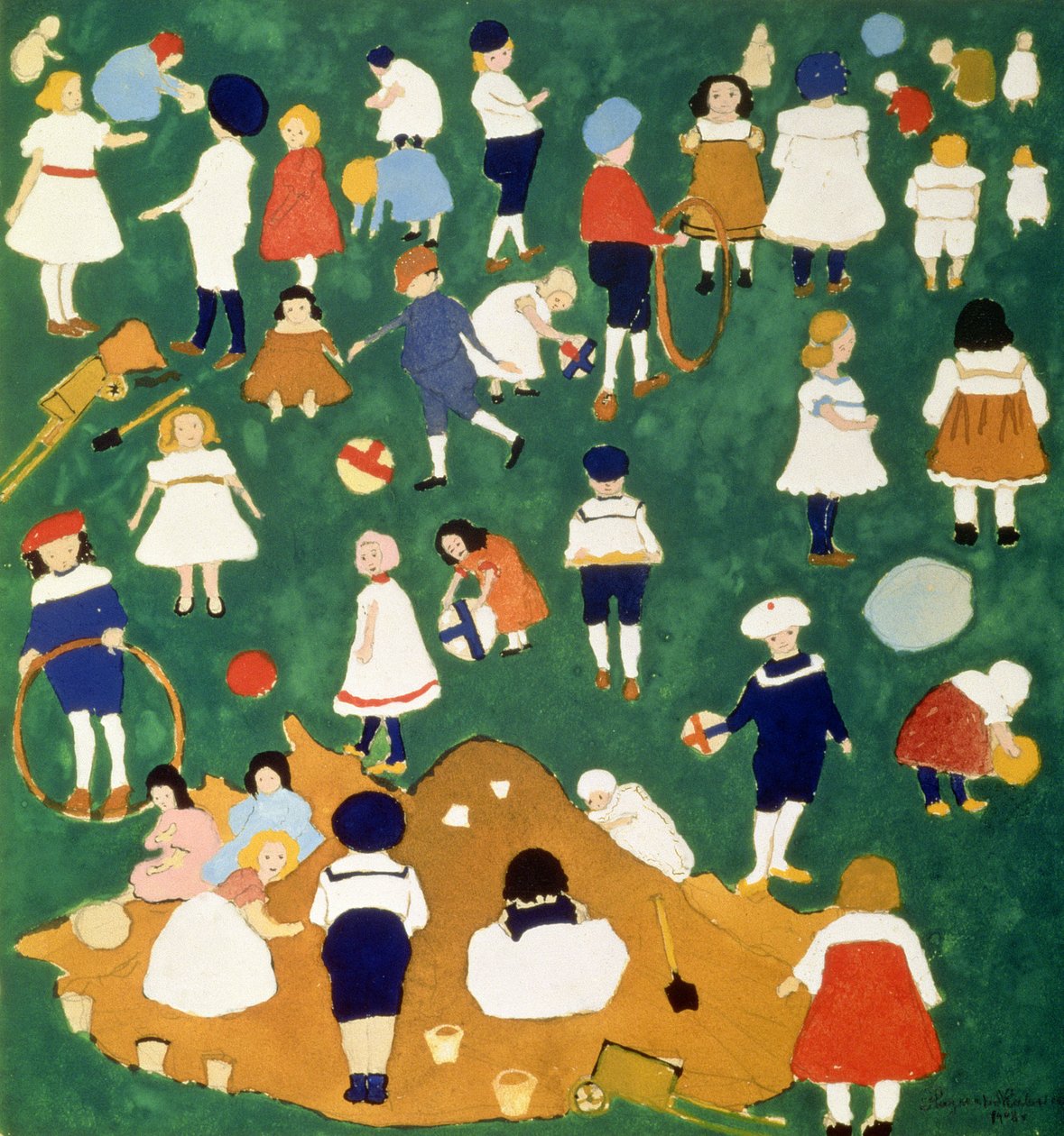 Děti, 1908 od Kazimir Severinovich Malevich