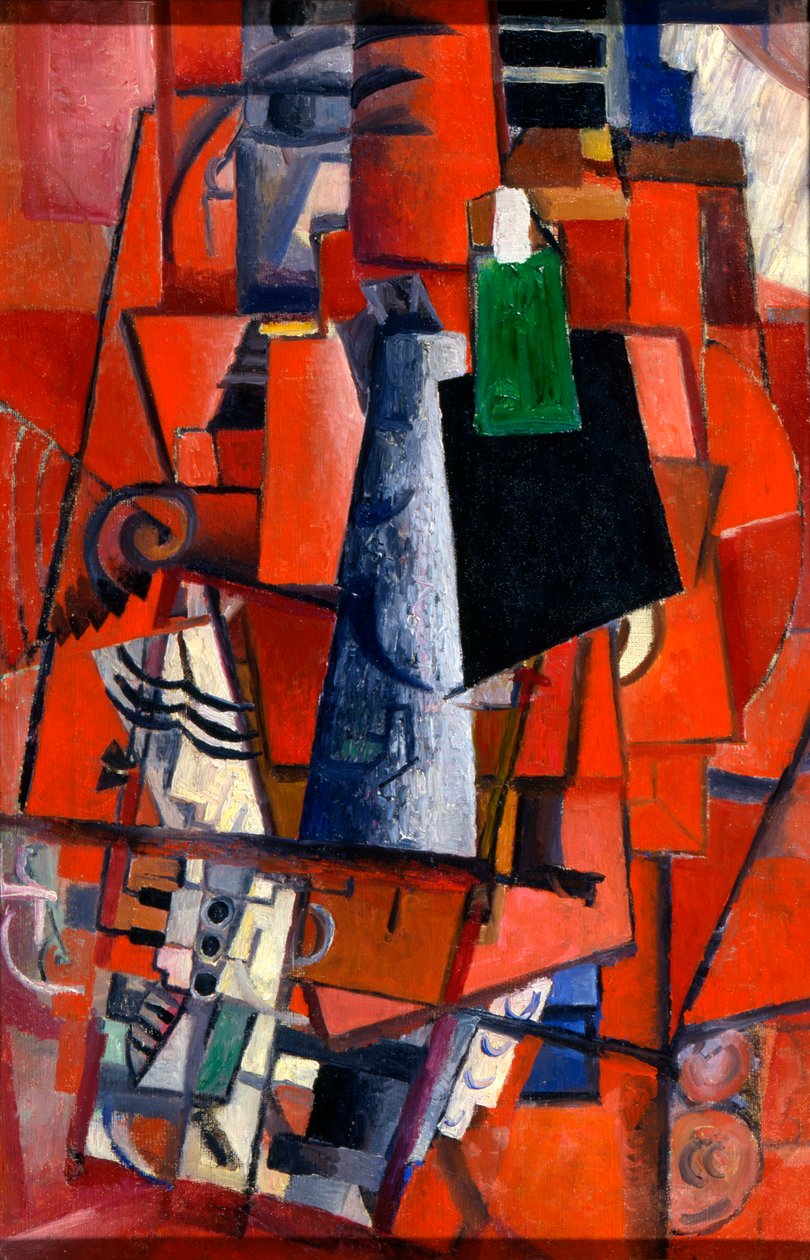 Žena u klavíru, 1913. od Kazimir Severinovich Malevich