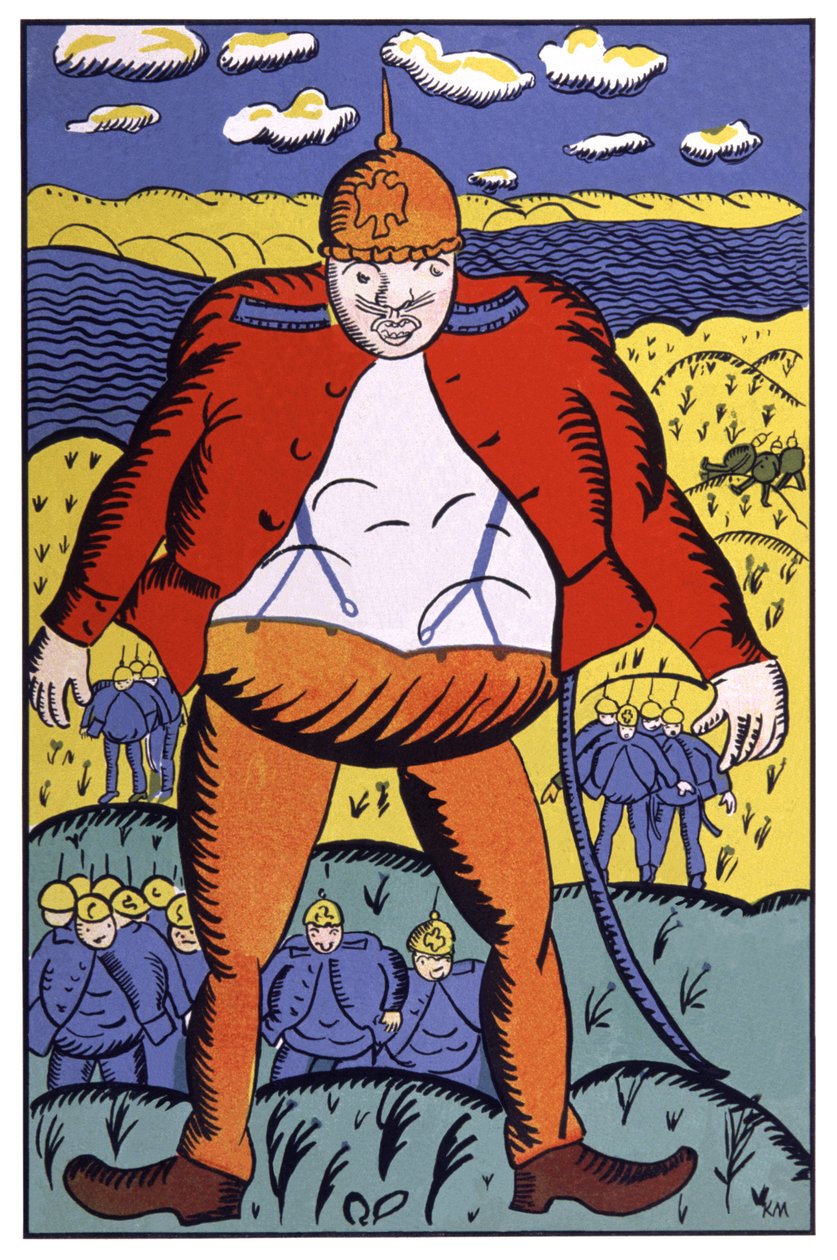 Bitva na řece Visle od Kazimir Severinovich Malevich