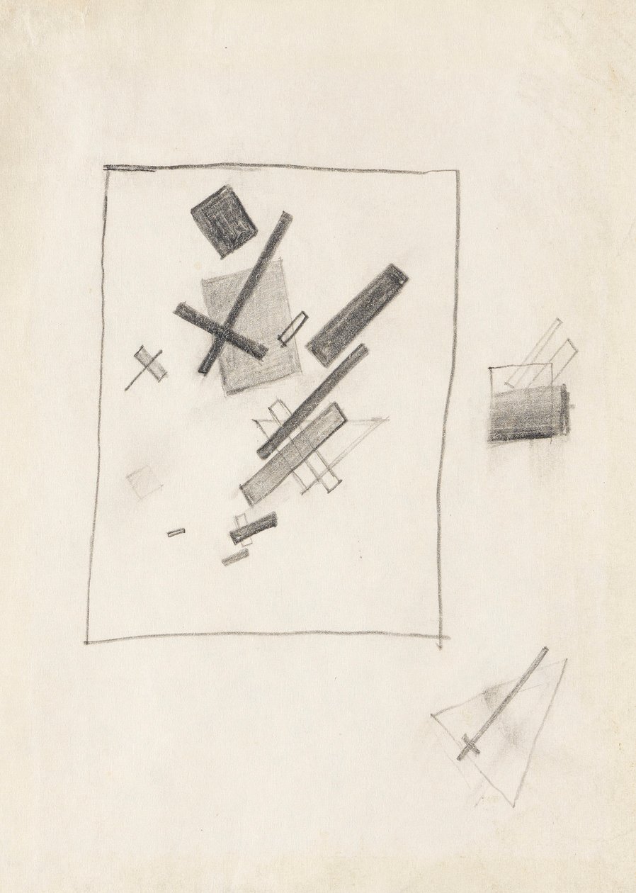 Smíšené pocity, c. 1916. od Kazimir Severinovich Malevich