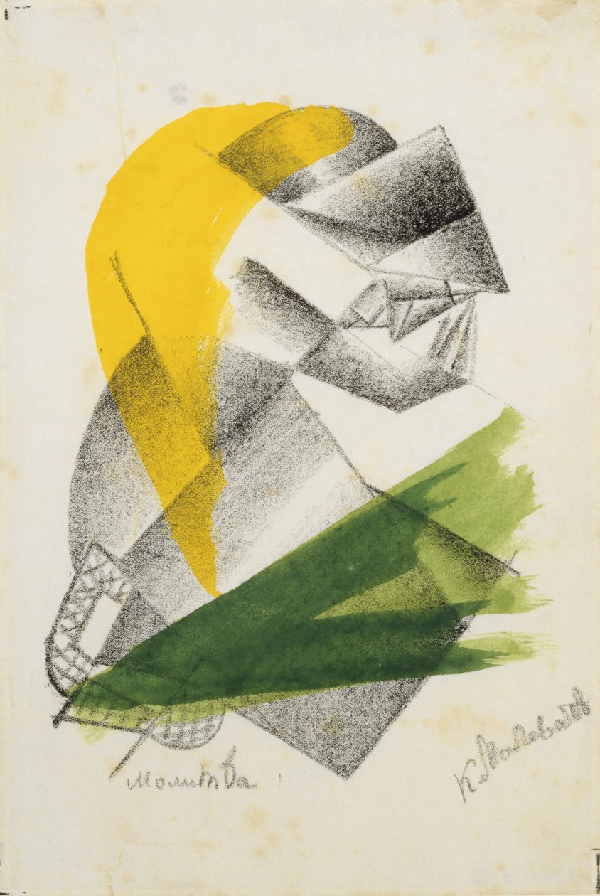 Modlitba II, kolem roku 1913 od Kazimir Severinovich Malevich