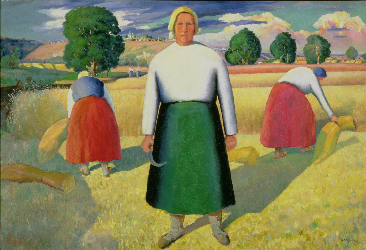 The Harvesters, 1909-10 od Kazimir Severinovich Malevich