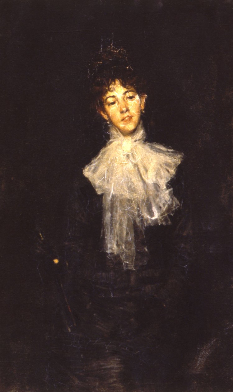 Dáma v černém, 1880. od Kenyon Cox