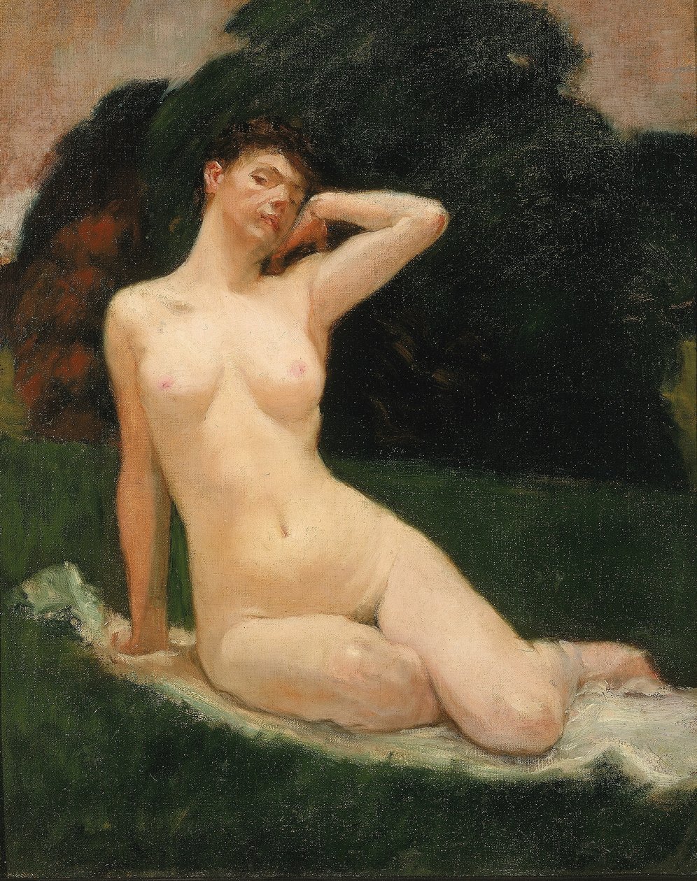 Studie pro "Evening" od Kenyon Cox