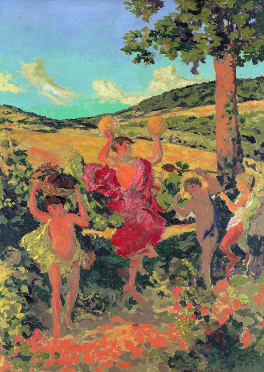 Bacchův triumf (Fete Champetre), 1911-13 od Ker Xavier Roussel