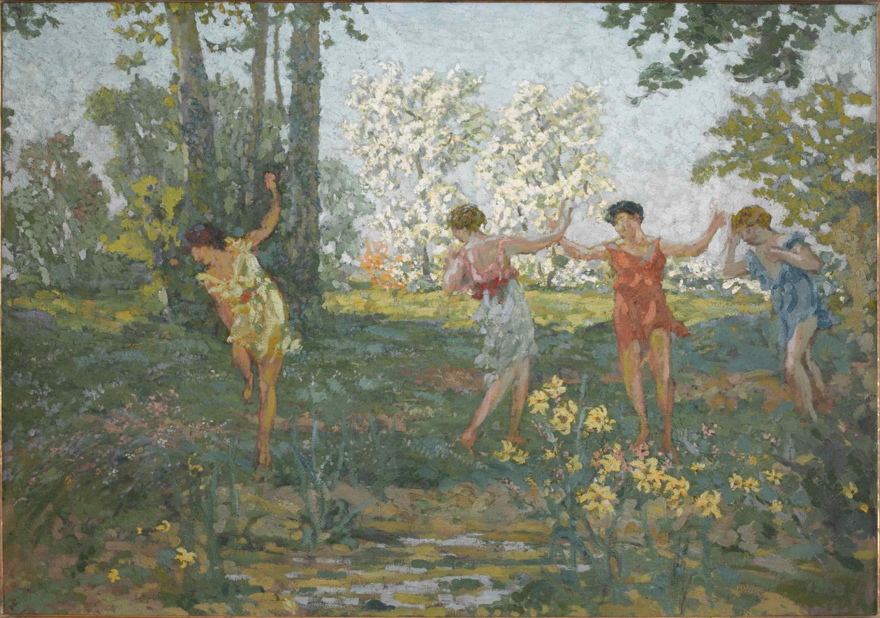 Eurydice pokousaná hadem, 1913. od Ker Xavier Roussel