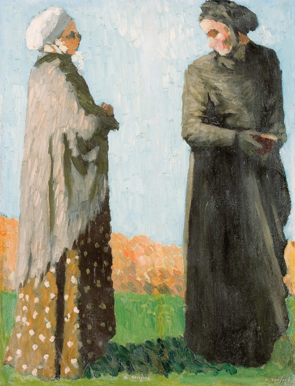 Rolníci v nedělních šatech, 1890 od Ker Xavier Roussel