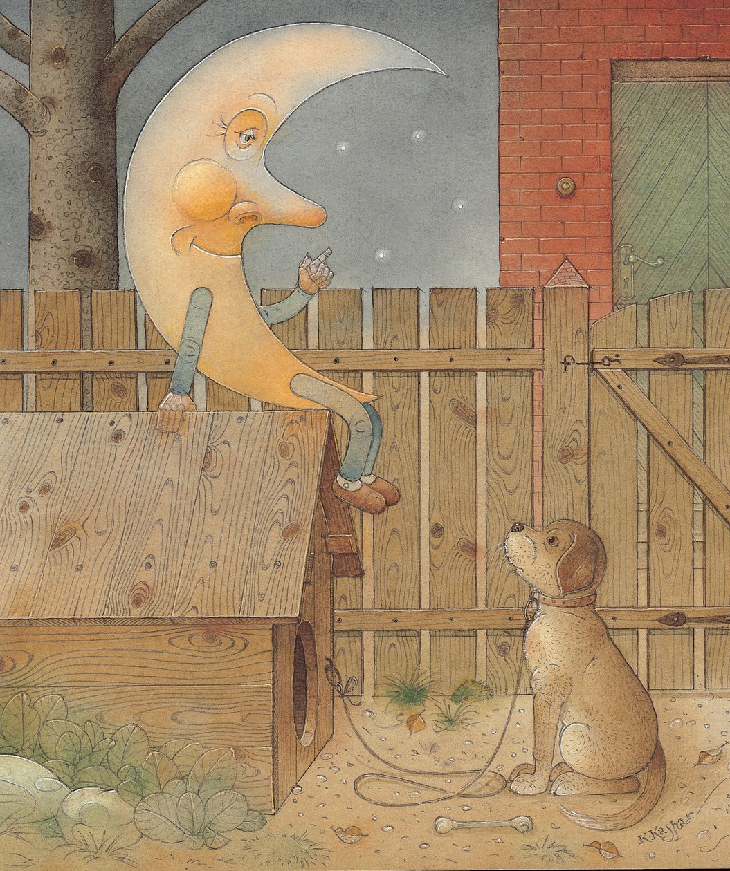 Měsíc, 2005 (wc na papíře) od Kestutis Kasparavicius