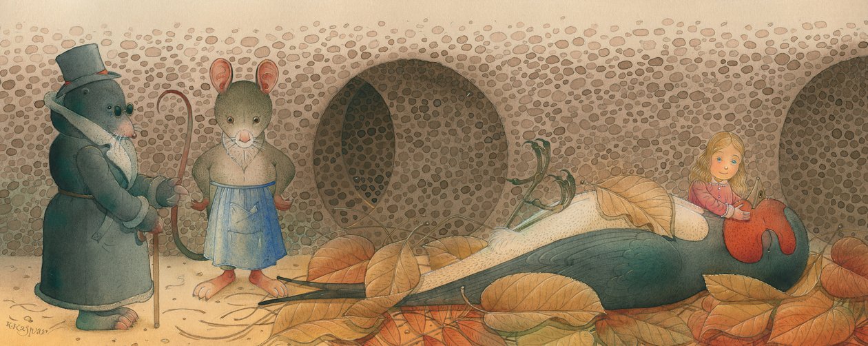 Thumbelina 03, 2005 (wc na papíře) od Kestutis Kasparavicius
