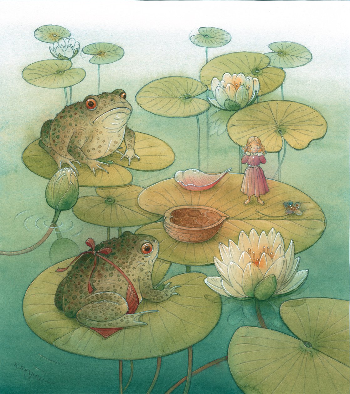 Thumbelina 07, 2005 (wc na papíře) od Kestutis Kasparavicius