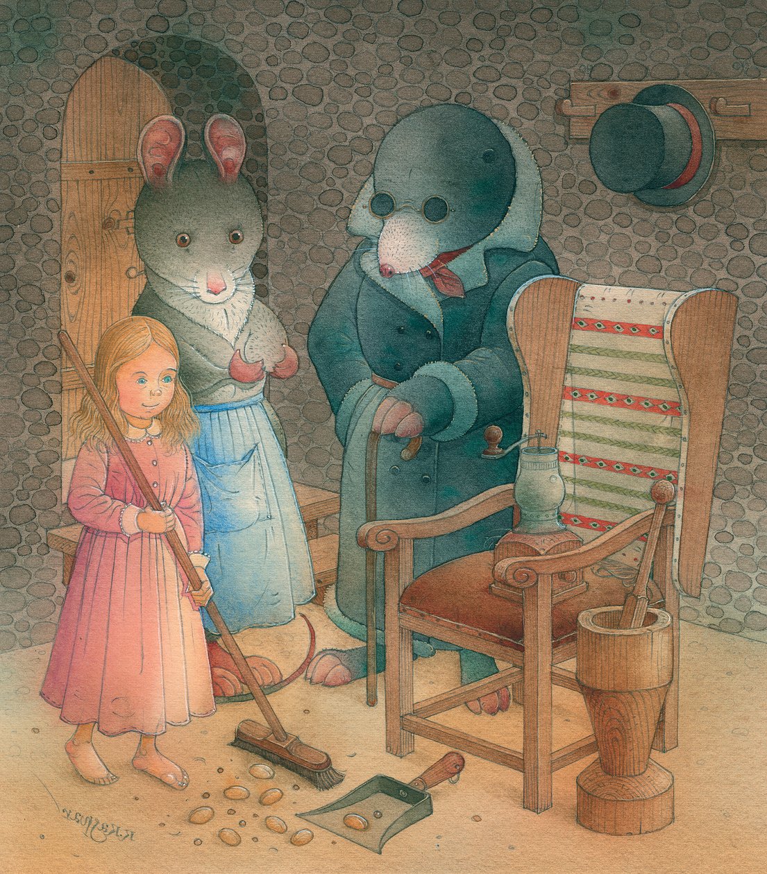 Thumbelina 10, 2005 (wc na papíře) od Kestutis Kasparavicius