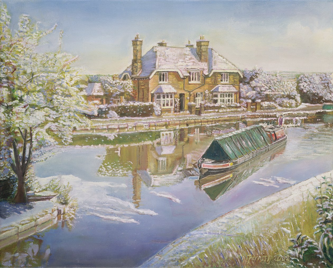 Norton Junction, 2003 od Kevin Guild of Railway Artist Parrish