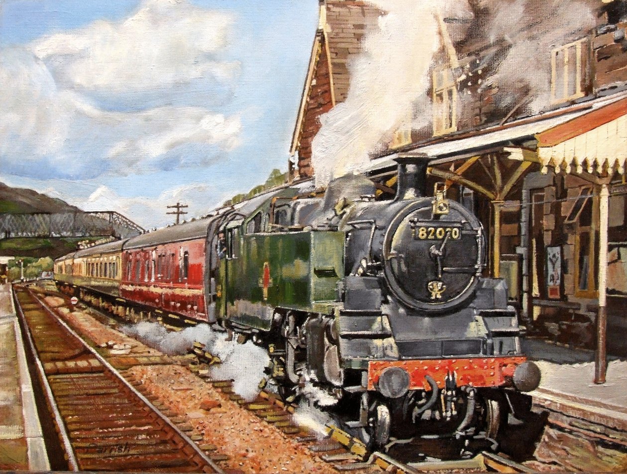 Standardní nádhera, 2008 od Kevin Guild of Railway Artist Parrish