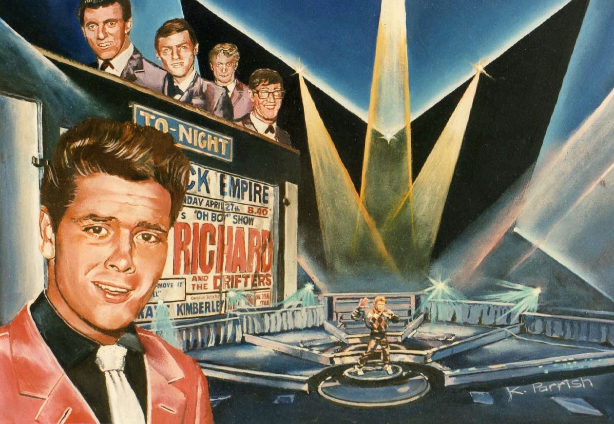 Přesunout ! Ke hvězdě (Cliff Richard) (malba) od Kevin Parrish