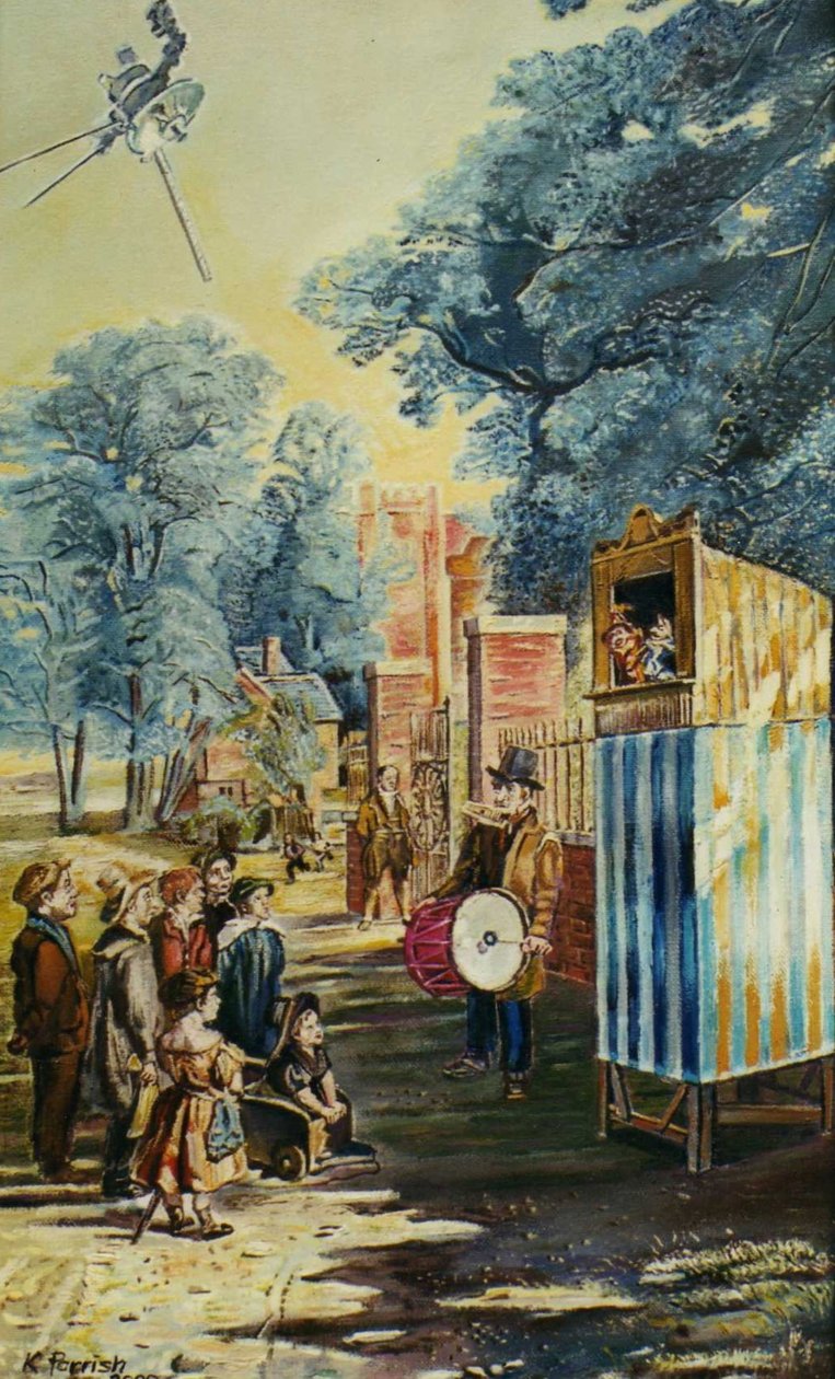 The Show (Punch And Judy) (malba) od Kevin Parrish