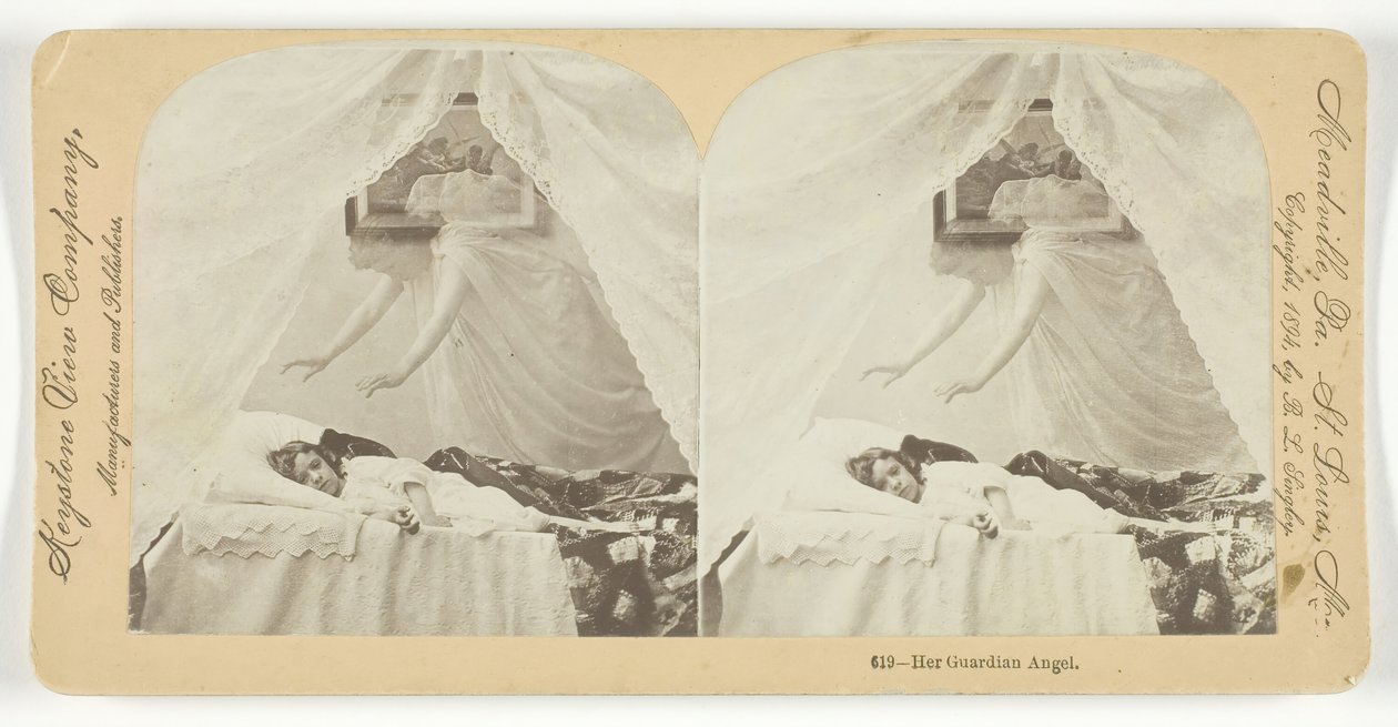 Její anděl strážný, 1894. od Keystone View Company
